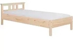 Livetastic Bett Ticaa 877864 Merci, Kiefer, Holz, Kiefer, massiv, 100x200 cm, nur