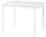 Roba Kindertisch, Wei&szlig;, Holzwerkstoff, Rechteckig, 66.5x50x50 cm, Kinder- &