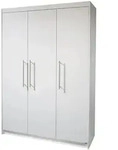Roba Kleiderschrank, Wei&szlig;, Holzwerkstoff, Rechteckig, 131x190x52 cm, Kinder- &