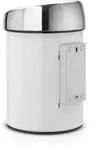 Brabantia Abfalleimer, Wei&szlig;, Metall, 18.5x29x18.5 cm, K&uuml;chen, K&uuml;chenausstattung,