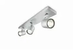 Philips Deckenleuchte Spot Runner, Silber, Metall, 10.9x9x48 cm, LED-Leuchtmittel