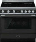 SMEG HERD Anthrazit 90x90x60 cm, Energieeffizienzklasse: A+ (D-A+++)