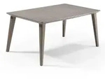 Allibert Gartentisch, Braun, Kunststoff, 98x74x157 cm, Gartenm&ouml;bel, Gartentische,