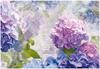 Komar Fototapete Otaksa, Blau, Lila, Papier, Blume, 368x254 cm, Fsc, Made in Germany,