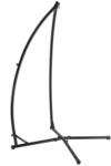 casa.pro H&auml;ngesesselgestell, Schwarz, Metall, 110x205x110 cm, Gartenm&ouml;bel,