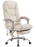 CLP Chefsessel, Creme, Metall, 68x118x64 cm, Arbeitszimmer, B&uuml;rost&uuml;hle, Chefsessel