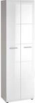 Carryhome Garderobenschrank Adana, Wei&szlig;, Kunststoff, 5 F&auml;cher, 59x196.8x36.6 cm,