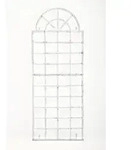CLP Rankgitter, Wei&szlig;, Schwarz, Metall, 70x180x1 cm, Gartenzubeh&ouml;r, Gartendeko