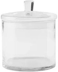 Leonardo Dose Top, Klar, Glas, rund, 19 cm, Ordnen & Aufbewahren, Dosen