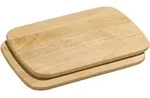 Zassenhaus Schneidebrett-Set, Hellbraun, Holz, 2-teilig, 20x2x28 cm,...