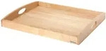 Continenta Tablett, Braun, Holz, 40x5x50 cm, Tischkultur & Servieren, Tabletts