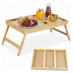 Relaxdays Betttablett, Mehrfarbig, Holz, Holzwerkstoff, Schlafzimmer, Betten