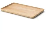 Continenta Tablett, Braun, Holz, 21x2x34 cm, Tischkultur & Servieren, Tabletts