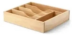 Continenta Besteckkasten,, Braun, Holz, 30x7x35 cm, K&uuml;chenzubeh&ouml;r, Besteckk&auml;sten