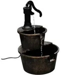 vidaXL Kaskadenbrunnen, Bronze, Kunststoff, 47x69x41 cm, Gartenzubeh&ouml;r, Gartendeko
