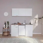 Respekta Minik&uuml;che Singlek&uuml;chen, Wei&szlig;, Holzwerkstoff, 1 Schublade(n),1