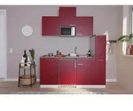 Respekta K&uuml;chenblock Singlek&uuml;chen, Rot, Holzwerkstoff, 1 Schublade(n),1