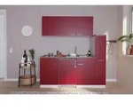 Respekta K&uuml;chenblock Singlek&uuml;chen, Rot, Holzwerkstoff, 1 Schublade(n),1