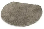 Kleine Wolke Wc-Deckelbezug Relax, Taupe, Textil, 47x50 cm, Textiles Vertrauen -