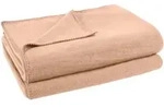 Zoeppritz Fleecedecke Soft-Fleece, Sand, Textil, Uni, 160x200 cm, Textiles Vertrauen
