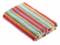 Cawoe Duschtuch, Mehrfarbig, Textil, Streifen, 70x140 cm, Textiles Vertrauen -