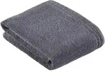 Vossen Badetuch Calypso Feeling, Grau, Textil, Uni, 100x150 cm, Textiles Vertrauen -