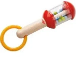 Haba Rasselstab, Mehrfarbig, Kunststoff, 5.5x14.1 cm, Spielzeug, Babyspielzeug