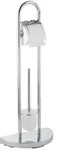 Wenko Toilettenpapierst&auml;nder, Silber, Metall, 18x84x33 cm, Badaccessoires