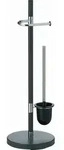 Kela Wc-B&uuml;rstengarnitur, Anthrazit, Metall, 76.5 cm, Badezimmer, WC Ausstattung, WC