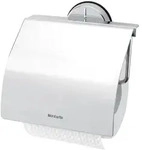 Brabantia Toilettenpapierhalter, Silber, Metall, 13.5x21.5x17.5 cm, Badaccessoires