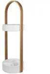 Umbra Schirmst&auml;nder, Wei&szlig;, Esche, Holz, Metall, Kunststoff, 24x68x22 cm,