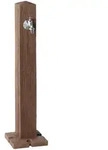 Garantia Wasserzapfs&auml;ule, Dunkelbraun, Kunststoff, 25x100x25 cm, Gartenzubeh&ouml;r,