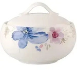 Villeroy & Boch Zuckerdose, Mehrfarbig, Keramik, Rund, 10 cm, Kaffee & Tee,