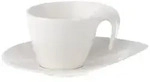 Villeroy & Boch Espressotasse, Wei&szlig;, Keramik, 0.1 L, 11.2x8.4x13.1 cm, Kaffee & Tee,