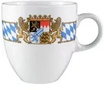 Seltmann Weiden Becher, Mehrfarbig, Keramik, Kaffee & Tee, Tassen, Kaffeebecher