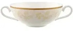 Villeroy & Boch Suppen-Obertasse, Wei&szlig;, Gold, Keramik, 0.2 L, Kaffee & Tee, Tassen