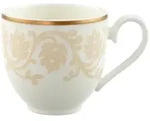 Villeroy & Boch Espressoobertasse, Wei&szlig;, Gold, Keramik, Kaffee & Tee, Tassen,