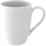 Villeroy & Boch Henkelbecher, Wei&szlig;, Keramik, Kaffee & Tee, Tassen, Kaffeebecher
