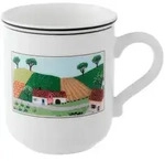 Villeroy & Boch Kaffeebecher, Mehrfarbig, Keramik, Rund, Kaffee & Tee, Tassen,
