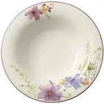 Villeroy & Boch Suppenteller Mariefleur Basic, Gr&uuml;n, Lila, Rosa, Wei&szlig;, Keramik,