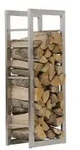 CLP Kaminholzregal, Edelstahl, Metall, 60x100x25 cm, Kleinm&ouml;bel, Kamine & Zubeh&ouml;r,