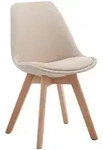 CLP Stuhl, Creme, Holz, 48x84x55 cm, Esszimmer, St&uuml;hle, Esszimmerst&uuml;hle,
