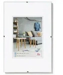 walther design Bilderrahmen, Transparent, Glas, 18.2x24x0.9 cm, Bilder und Zubeh&ouml;r,