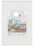 walther design Kunststoffrahmen, Wei&szlig;, Kunststoff, 22.2x31x1.4 cm, Bilder und