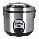 Bikitchen Reiskocher, Silberfarben, Metall, 28.5x26.8x27.2 cm, antihaftbeschichteter