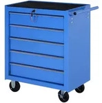 Homcom Werkzeugwagen, Blau, Metall, 33x77x675 cm, Freizeit, Heimwerken,