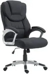 CLP Chefsessel, Schwarz, Kunststoff, 65x109x73 cm, Arbeitszimmer, B&uuml;rost&uuml;hle,
