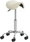CLP Hocker, Creme, Metall, 46x53x46 cm, Arbeitszimmer, B&uuml;rost&uuml;hle, B&uuml;rohocker