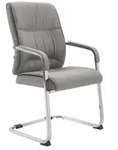 CLP Schwingstuhl, Grau, Metall, 58x102x65 cm, Esszimmer, St&uuml;hle, Esszimmerst&uuml;hle,