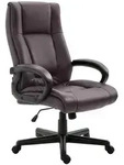 CLP Chefsessel, Braun, Kunststoff, 66x106x70 cm, Arbeitszimmer, B&uuml;rost&uuml;hle,